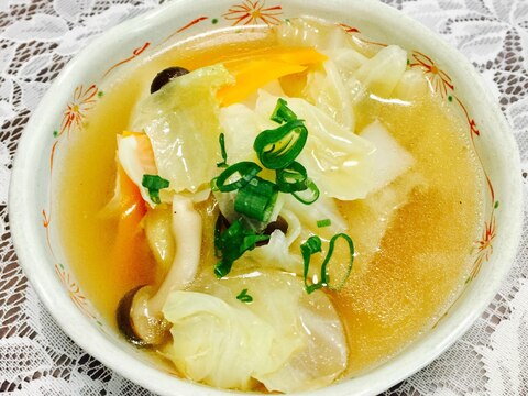 野菜たっぷり#鶏出汁スープ